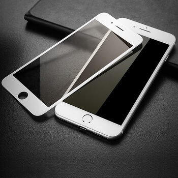 3x 3D üvegfólia kerettel az alábbi mobiltelefonokra Apple iPhone 8 Plus - fehér