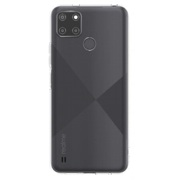 Picasee átlátszó szilikon tok az alábbi mobiltelefonokra Realme C21Y - Saját fotó/motívum