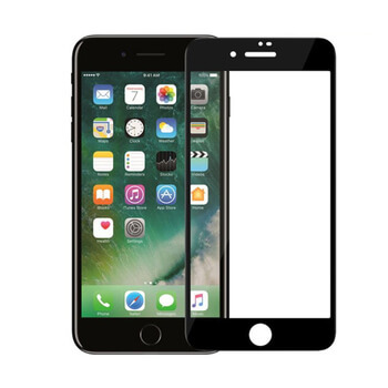 3x 3D üvegfólia kerettel az alábbi mobiltelefonokra Apple iPhone 7 - fekete