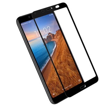 3x Picasee 3D üvegfólia kerettel az alábbi mobiltelefonokra Xiaomi Redmi 7A - fekete - 2+1 ingyen