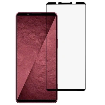 3D üvegfólia kerettel az alábbi mobiltelefonokra Sony Xperia 1 VIII 5G - fekete