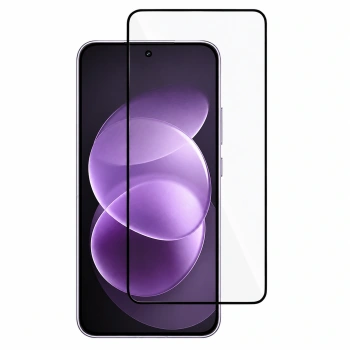 3D üvegfólia kerettel az alábbi mobiltelefonokra Xiaomi Redmi Note 17 5G - fekete