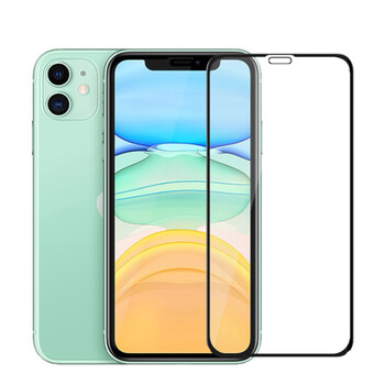 Picasee 3D üvegfólia kerettel az alábbi mobiltelefonokra Apple iPhone 11 - fekete