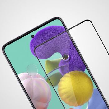 Picasee 3D üvegfólia kerettel az alábbi mobiltelefonokra Samsung Galaxy A71 A715F - fekete