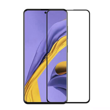 Picasee 3D üvegfólia kerettel az alábbi mobiltelefonokra Samsung Galaxy A71 A715F - fekete
