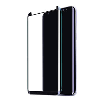 3x 3D üvegfólia az alábbi mobiltelefonokra Samsung Galaxy S8 G950F - fekete