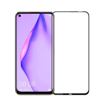 3D üvegfólia kerettel az alábbi mobiltelefonokra Huawei P40 Lite - fekete