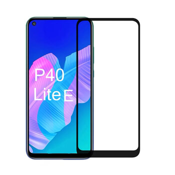 3x Picasee 3D üvegfólia kerettel az alábbi mobiltelefonokra Huawei P40 Lite E - fekete - 2+1 ingyen