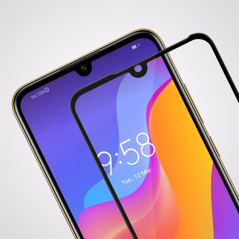Picasee 3D üvegfólia kerettel az alábbi mobiltelefonokra Honor 8A - fekete