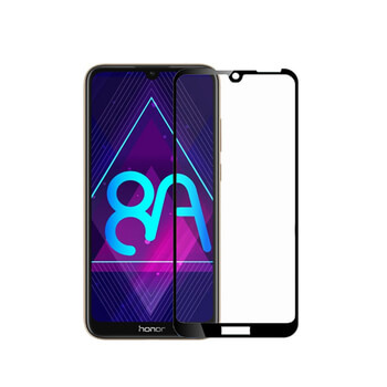 Picasee 3D üvegfólia kerettel az alábbi mobiltelefonokra Honor 8A - fekete
