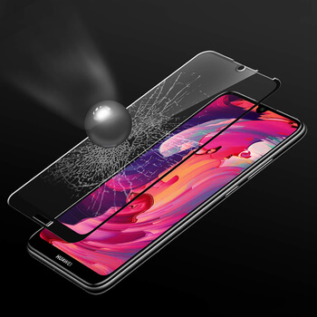 Picasee 3D üvegfólia kerettel az alábbi mobiltelefonokra Huawei Y6S - fekete