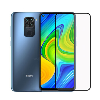 3x Picasee 3D üvegfólia kerettel az alábbi mobiltelefonokra Xiaomi Redmi Note 9 - fekete - 2+1 ingyen