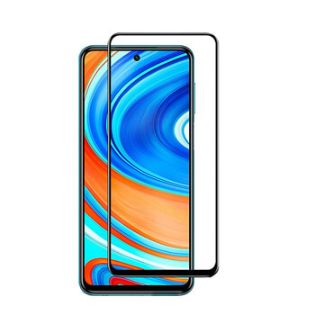 3x 3D üvegfólia kerettel az alábbi mobiltelefonokra Xiaomi Redmi Note 9 Pro - fekete