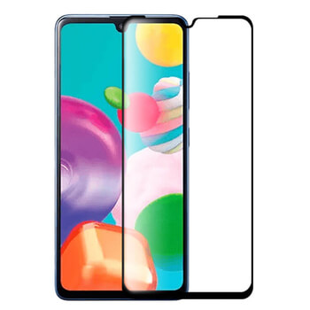 3D üvegfólia kerettel az alábbi mobiltelefonokra Samsung Galaxy A41 A415F - fekete