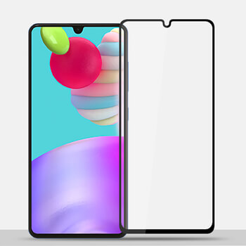 Picasee 3D üvegfólia kerettel az alábbi mobiltelefonokra Samsung Galaxy A41 A415F - fekete