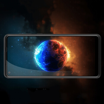 Picasee 3D üvegfólia kerettel az alábbi mobiltelefonokra Samsung Galaxy A21s - fekete