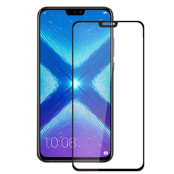 3D üvegfólia kerettel az alábbi mobiltelefonokra Honor 9X Lite - fekete