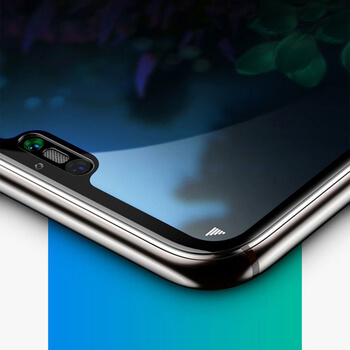 Picasee 3D üvegfólia kerettel az alábbi mobiltelefonokra Honor 9X Lite - fekete