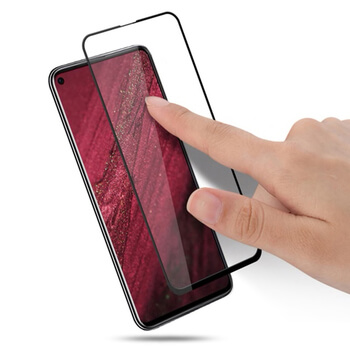 3x 3D üvegfólia kerettel az alábbi mobiltelefonokra Honor 20 - fekete
