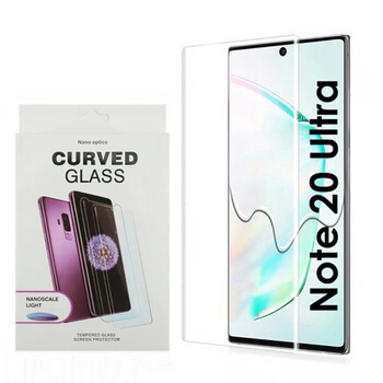 Picasee 3D UV ívelt üvegfólia az alábbi modellek számára Samsung Galaxy Note 20 Ultra