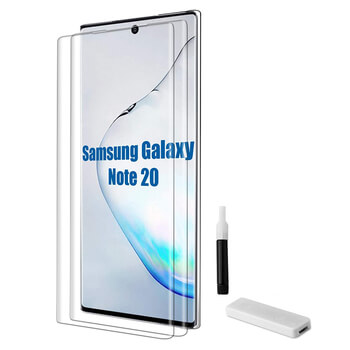 3x 3D UV ívelt üvegfólia az alábbi modellek számára Samsung Galaxy Note 20