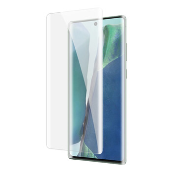3x Picasee 3D UV ívelt üvegfólia az alábbi modellek számára Samsung Galaxy Note 20 - 2+1 ingyen
