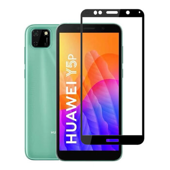 Picasee 3D üvegfólia kerettel az alábbi mobiltelefonokra Huawei Y5P - fekete