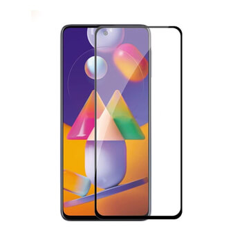 Picasee 3D üvegfólia kerettel az alábbi mobiltelefonokra Samsung Galaxy M31s - fekete