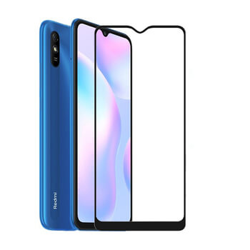 Picasee 3D üvegfólia kerettel az alábbi mobiltelefonokra Xiaomi Redmi 9A - fekete