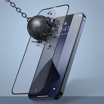 3x Picasee 3D üvegfólia kerettel az alábbi mobiltelefonokra Apple iPhone 12 - fekete - 2+1 ingyen
