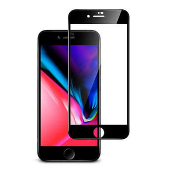 Picasee 3D üvegfólia kerettel az alábbi mobiltelefonokra Apple iPhone SE 2020 - fekete