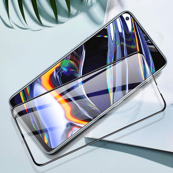 3x Picasee 3D üvegfólia kerettel az alábbi mobiltelefonokra Realme 7 Pro - fekete - 2+1 ingyen