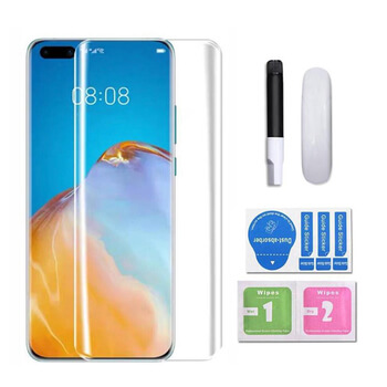 3x Picasee 3D UV ívelt üvegfólia az alábbi modellek számára Huawei Mate 40 Pro - 2+1 ingyen
