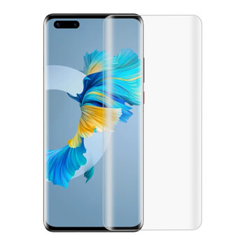 3D UV ívelt edzett üveg védőfólia az alábbi modellek számára Huawei Mate 40 Pro