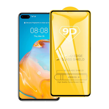 3x Picasee 3D üvegfólia kerettel az alábbi mobiltelefonokra Huawei P40 - fekete - 2+1 ingyen
