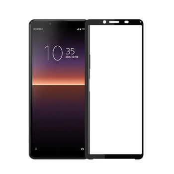 3x 3D üvegfólia az alábbi mobiltelefonokra Sony Xperia 10 II - fekete