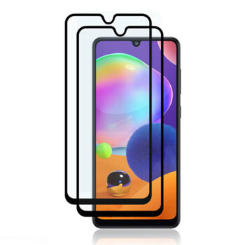 3x Picasee 3D üvegfólia kerettel az alábbi mobiltelefonokra Samsung Galaxy A31 A315F - fekete - 2+1 ingyen