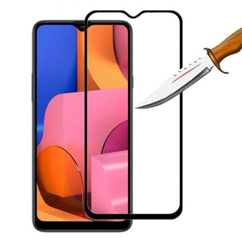 3x Picasee 3D üvegfólia kerettel az alábbi mobiltelefonokra Samsung Galaxy A20s - fekete - 2+1 ingyen