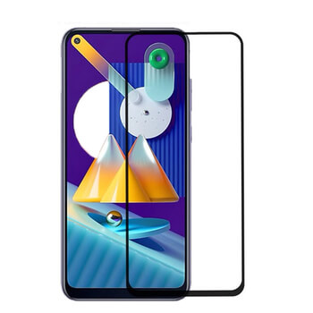 Picasee 3D üvegfólia kerettel az alábbi mobiltelefonokra Samsung Galaxy M11 - fekete