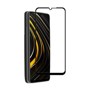 Picasee 3D üvegfólia kerettel az alábbi mobiltelefonokra Xiaomi Poco M3 - fekete