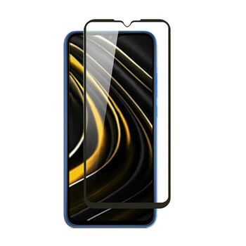 3x Picasee 3D üvegfólia kerettel az alábbi mobiltelefonokra Xiaomi Poco M3 - fekete - 2+1 ingyen