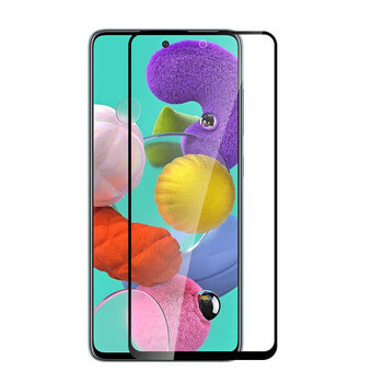 Picasee 3D üvegfólia kerettel az alábbi mobiltelefonokra Samsung Galaxy M51 M515F - fekete
