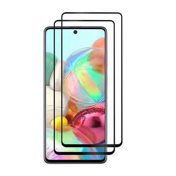 3x 3D üvegfólia kerettel az alábbi mobiltelefonokra Samsung Galaxy M51 M515F - fekete