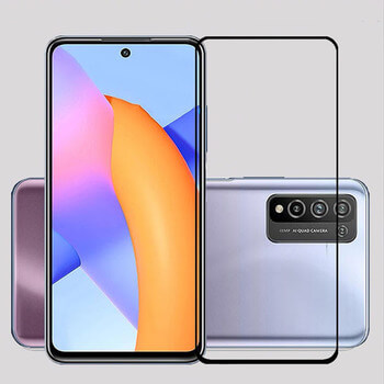 3x Picasee 3D üvegfólia kerettel az alábbi mobiltelefonokra Honor 10X Lite - fekete - 2+1 ingyen