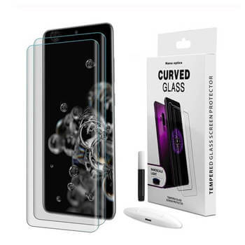 3x 3D UV ívelt üvegfólia az alábbi modellek számára Samsung Galaxy S21 Ultra 5G G998B - 2+1 ingyen