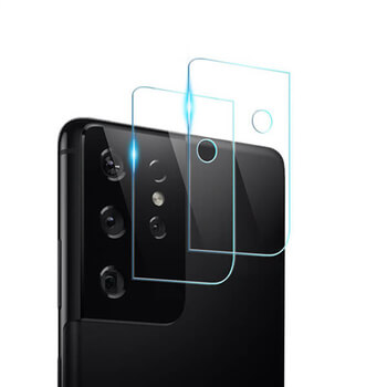 3x Picasee védőüveg a fényképezőgép lencséjéhez Samsung Galaxy S21 Ultra 5G G998B 2 + 1 ingyenes