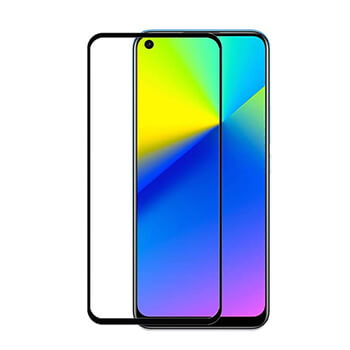 3x Picasee 3D üvegfólia kerettel az alábbi mobiltelefonokra Realme 7i - fekete - 2+1 ingyen