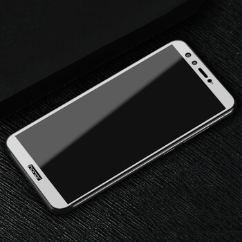 3D üvegfólia kerettel az alábbi mobiltelefonokra Honor 9 Lite - fehér