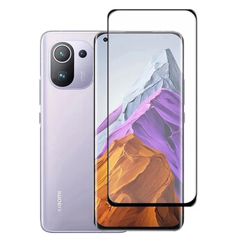 Picasee 3D üvegfólia az alábbi mobiltelefonokra Xiaomi Mi 11 - fekete