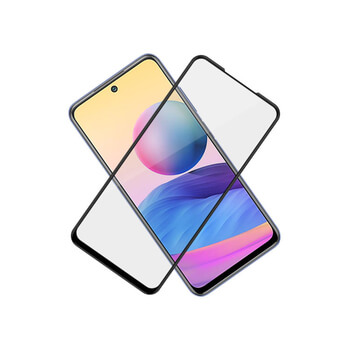 3x Picasee 3D üvegfólia kerettel az alábbi mobiltelefonokra Xiaomi Redmi Note 10 5G - fekete - 2+1 ingyen